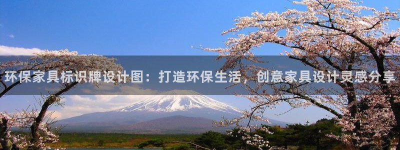 杏耀平台服务中心怎么样：环保家具标识牌设计图：打造环保生活，