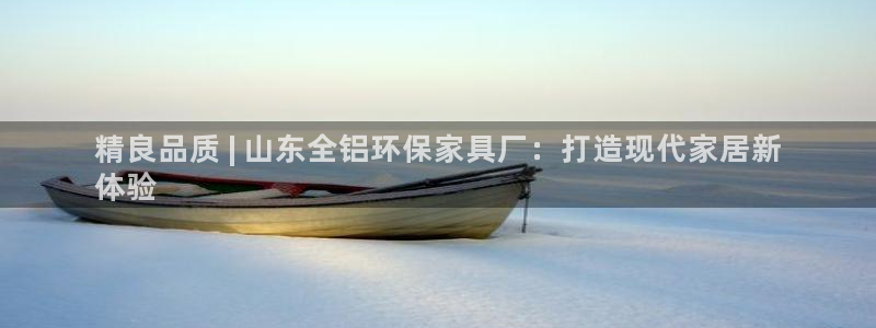 杏耀平台注册会员：精良品质 | 山东全铝环保家具厂：打造现代